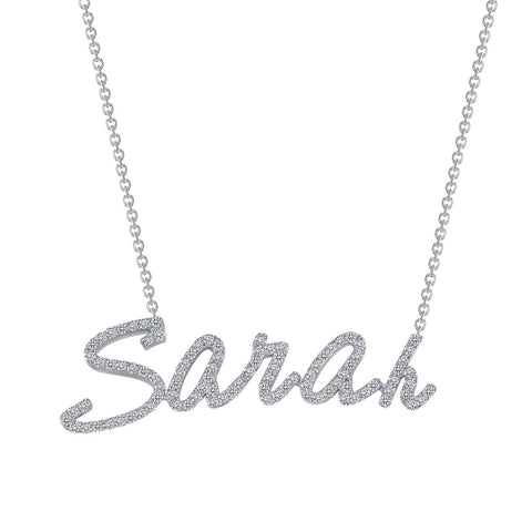 Diamond Custom Name Necklace