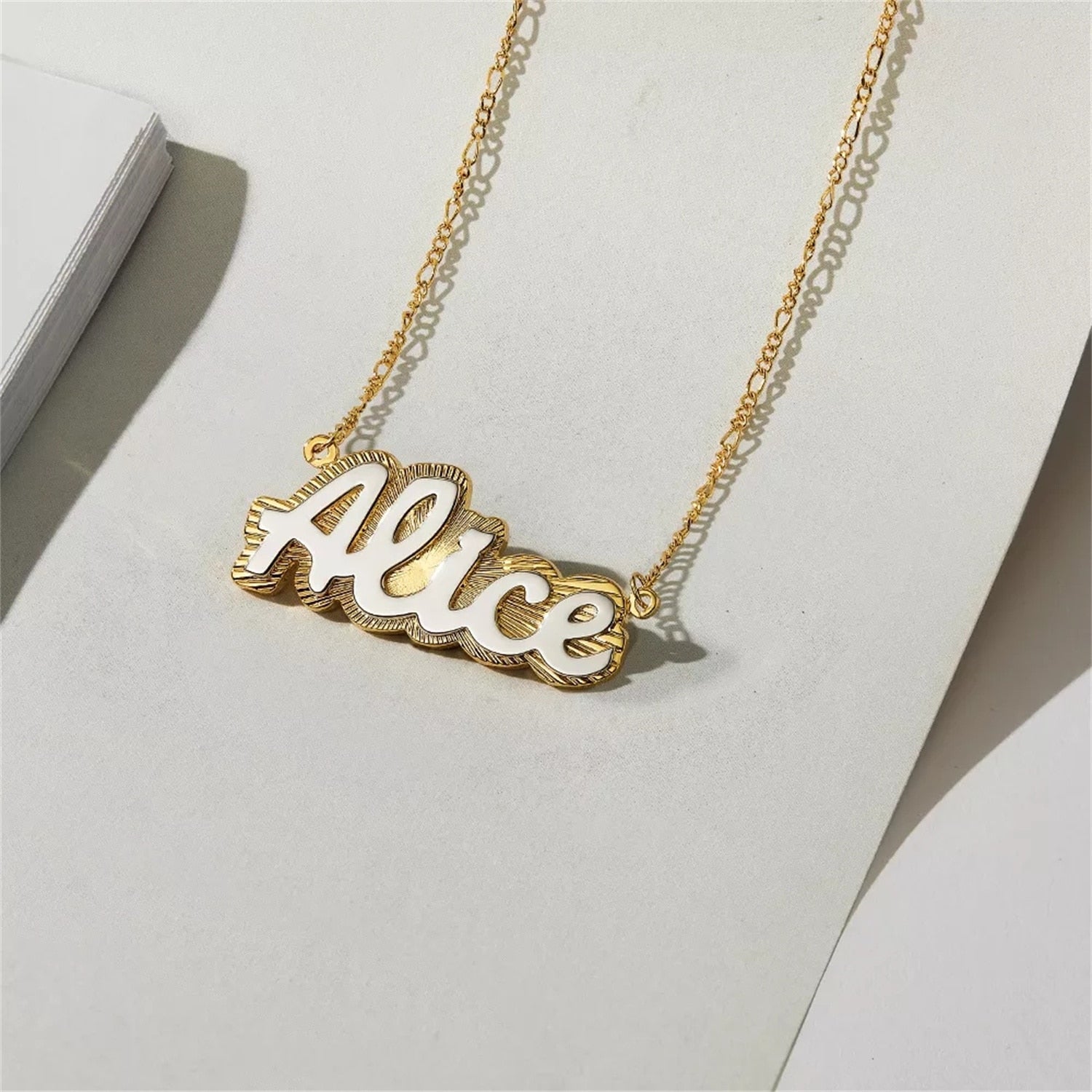 Alice Dainty Letter Name Necklace