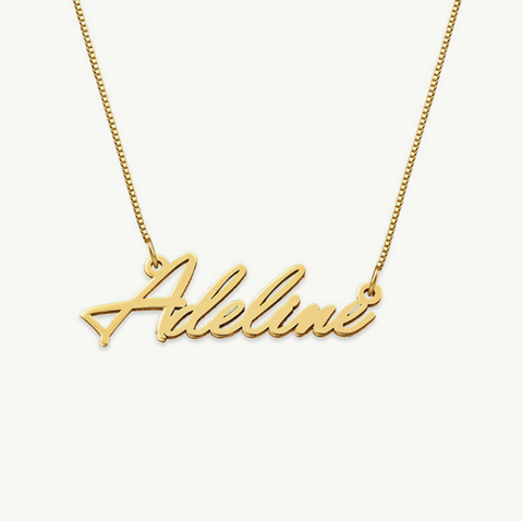 Signature Script Custom Name Necklace