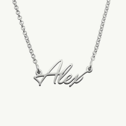 Signature Script Custom Name Necklace