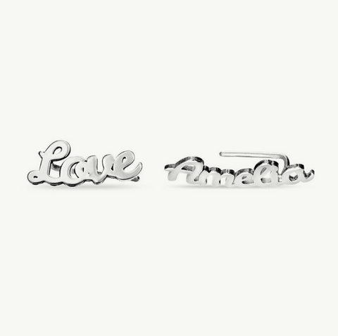 Custom Name Stud Earrings