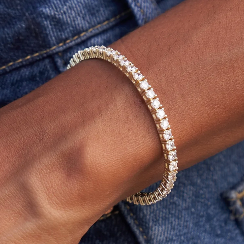 Classic 4mm Round Tennis Bracelet