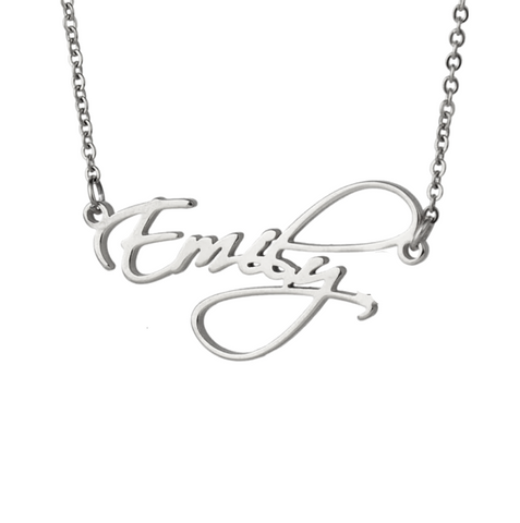 Letter Loop Custom Name Necklace