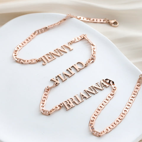 Mariner Link Custom Multi-Name Necklace